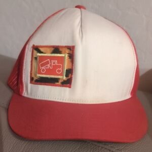 Red and White Big Truck Hat
